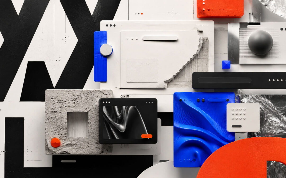 Tendances web design 2026 : brutalisme tactile, typographie XXL et anti-grille